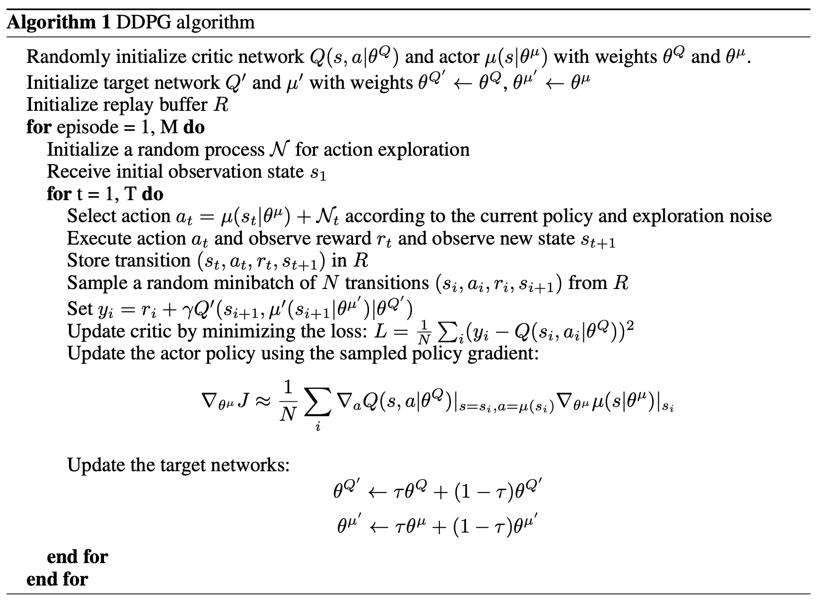 DDPG 算法